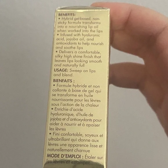 Stila Heaven's Dew Gel Lip Oil - Radiant Gold - Picture 5 of 7